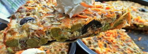 омлеты с гречкой и маслинами. Шаг 14