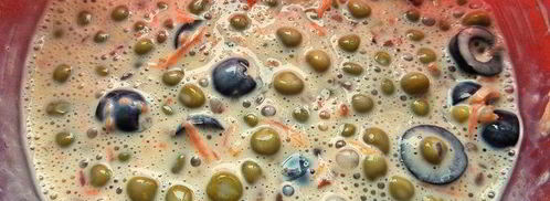 омлеты с гречкой и маслинами. Шаг 7