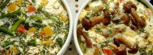 паровые омлеты. Шаг 2