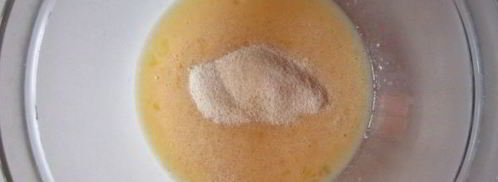 сладкий омлет с манной крупой. Шаг 4