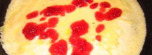 сладкий омлет с манной крупой. Шаг 5