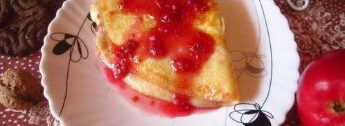 сладкий омлет с манной крупой. Шаг 6