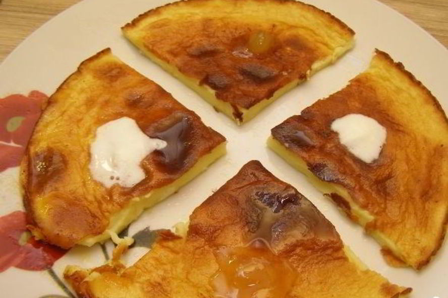 Рецепт сладкий омлет