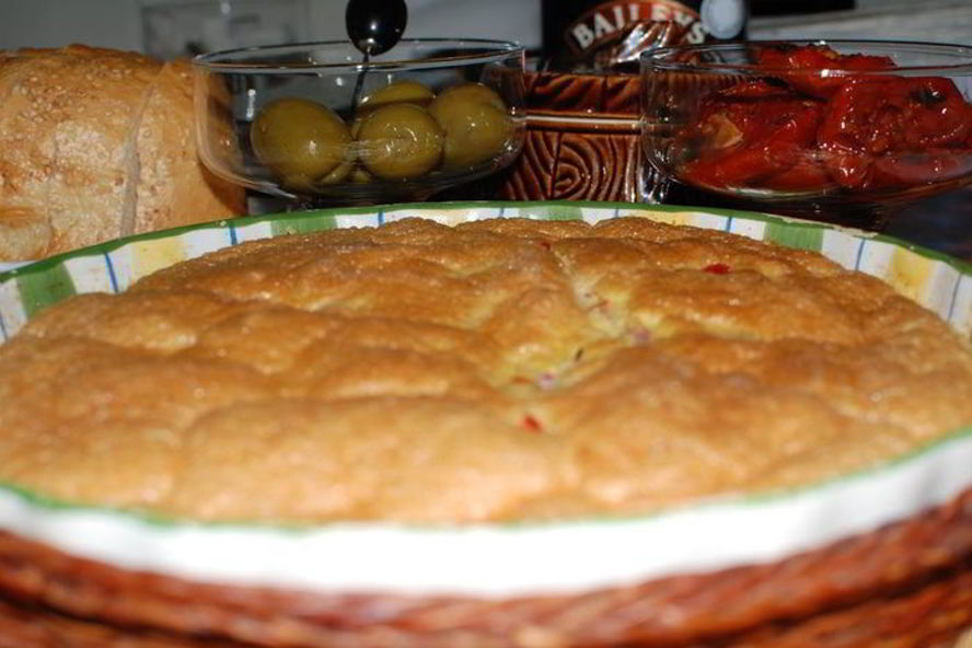 Рецепт сырно-овощной омлет в духовке