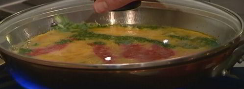 трехцветный омлет. Шаг 12