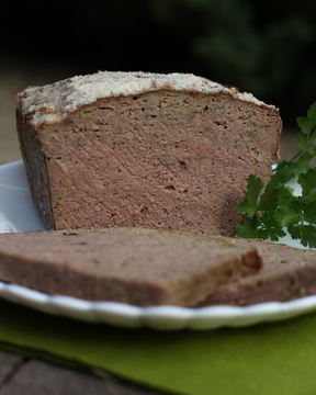 Домашний мясной паштет с печенью