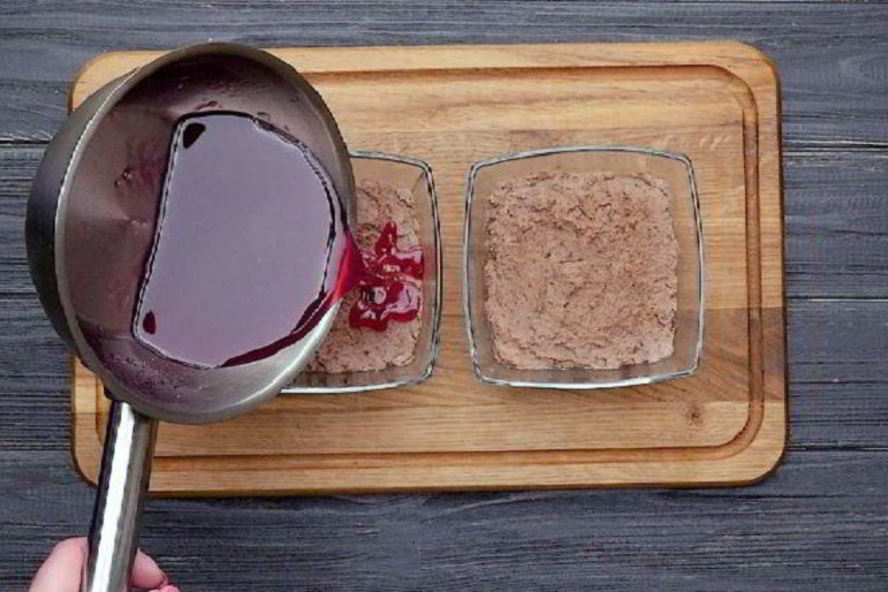 Рецепт куриный паштет под гранатовым желе