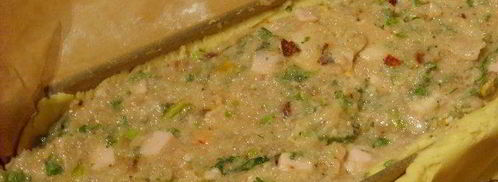 куриный паштет с фисташками, запеченный в тесте. Шаг 11