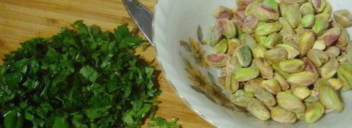 куриный паштет с фисташками, запеченный в тесте. Шаг 6