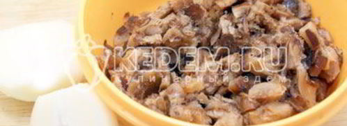 куриный паштет с грибами. Шаг 3