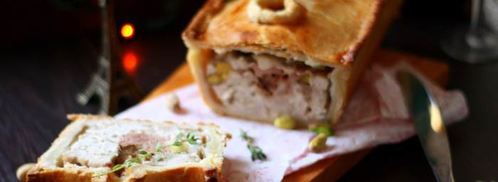 мясной пирог паштет в коре. Шаг 12