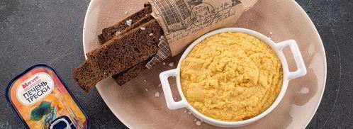 нежный паштет из печени трески. Шаг 5