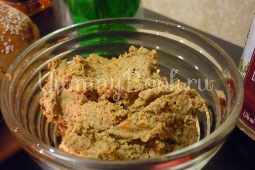 Рецепт нежный паштет под апельсиновым желе