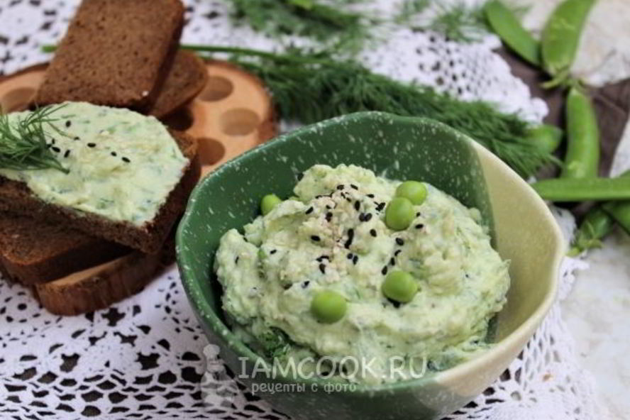 Рецепт паштет из авокадо и творога