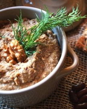 Паштет из фасоли с грибами