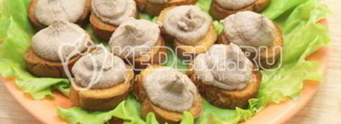 паштет из куриной печени праздничный. Шаг 15