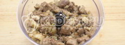 паштет из куриной печени праздничный. Шаг 10