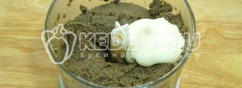 паштет из куриной печени с грибами. Шаг 6