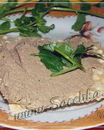 Паштет из куриной печени с сыром