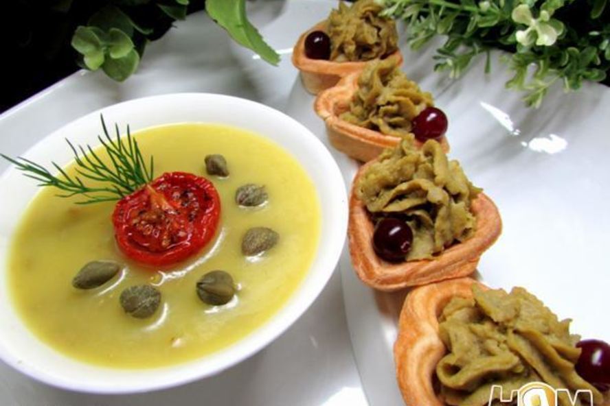 Рецепт паштет из печени трески с зеленым горошком