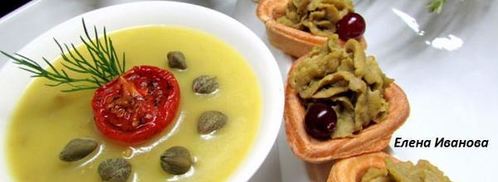 паштет из печени трески с зеленым горошком. Шаг 8