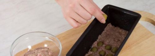 паштет из свинины с оливками. Шаг 2