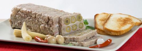 паштет из свинины с оливками. Шаг 3