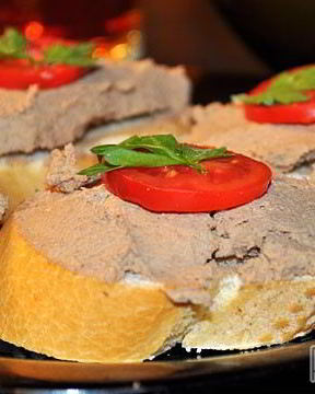 Паштет из телячьей печени