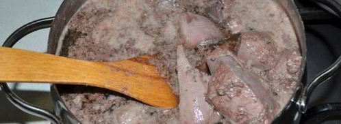 паштет из телячьей печени. Шаг 2