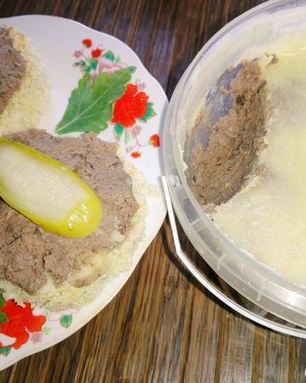 Паштет из утиных потрошков