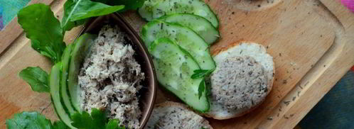 паштет из запеченного хека с грецкими орехами. Шаг 5