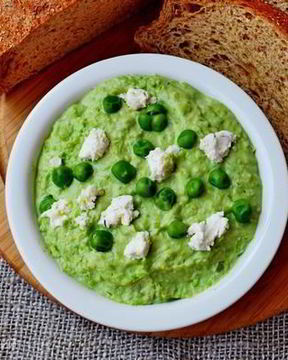 Паштет из зеленого горошка