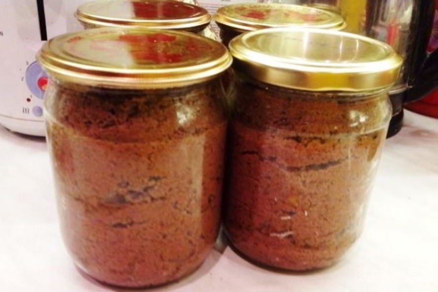 Рецепт печеночный паштет на зиму в банках