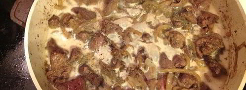 печеночный паштет с клюквенно-мятным желе. Шаг 3