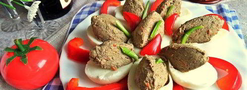 печеночный паштет яичный. Шаг 16