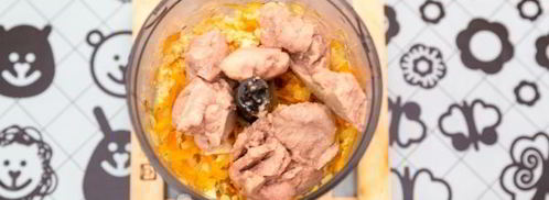 яичный паштет с печенью трески и овощами. Шаг 5