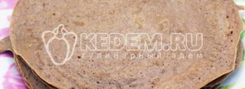 блинный торт с печенью. Шаг 8