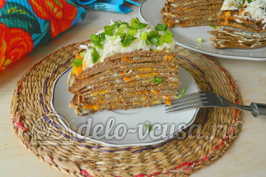 Рецепт печеночный торт из свиной печени