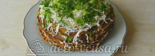 печеночный торт из свиной печени. Шаг 16