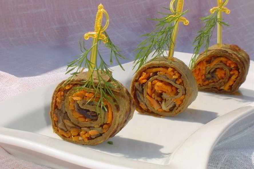 Рецепт печеночные рулетики