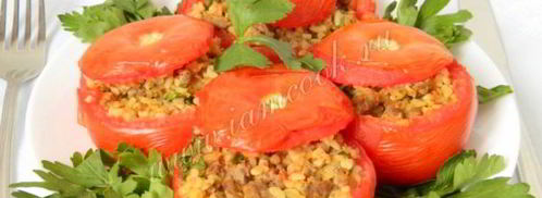 помидоры фаршированные булгуром. Шаг 15