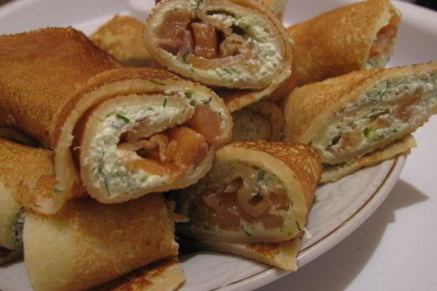 Рецепт блинные роллы