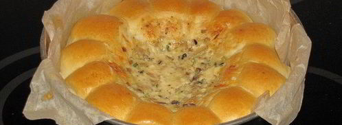 булочки-роллы с грибным дип-соусом. Шаг 16