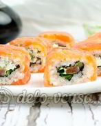 Домашние роллы Филадельфия