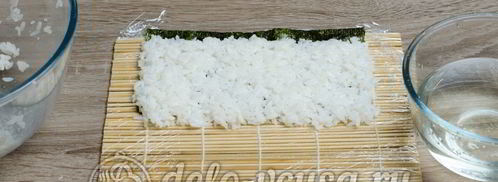 домашние роллы филадельфия. Шаг 5