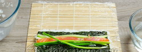 домашние роллы филадельфия. Шаг 6