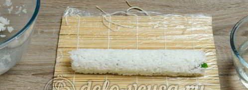 домашние роллы филадельфия. Шаг 8