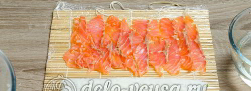 домашние роллы филадельфия. Шаг 9