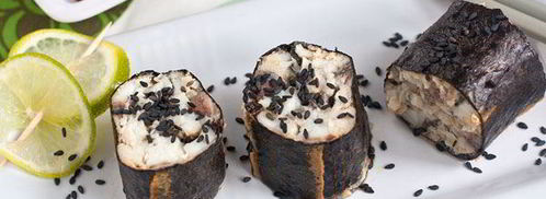 горячие роллы с белой рыбой. Шаг 5