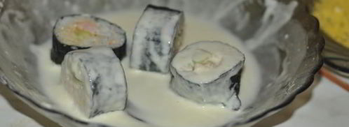 горячие роллы с креветками. Шаг 8